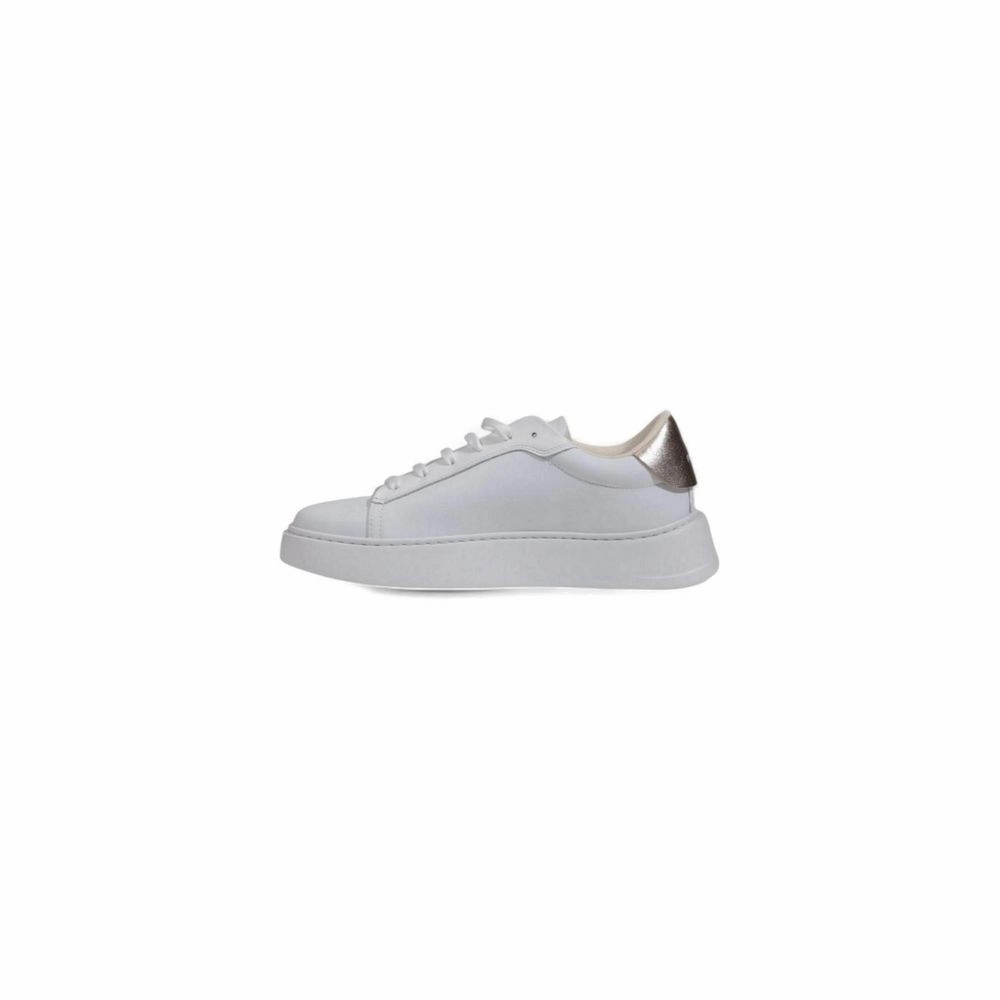 White Polyethylene Low Top Sneakers Nurse Flat Shoes