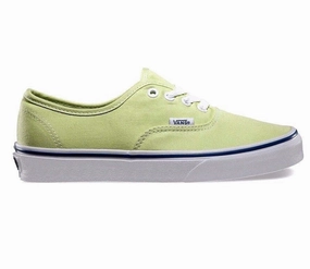 530 Casual Shoes Sea Salt VANS Authentic Lime Green True White Womens Classic Casual Shoes