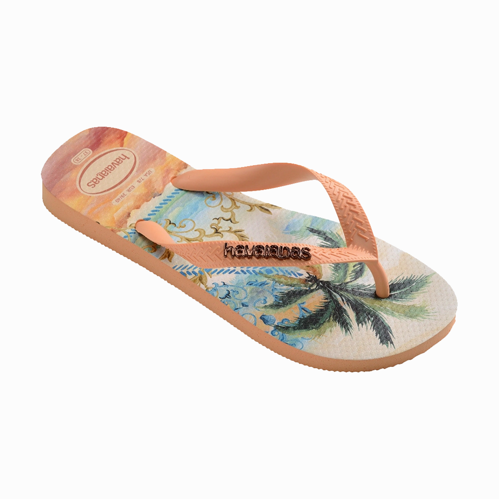 Top Tropicalia Vibes Flip Flops Swim Flip Flops
