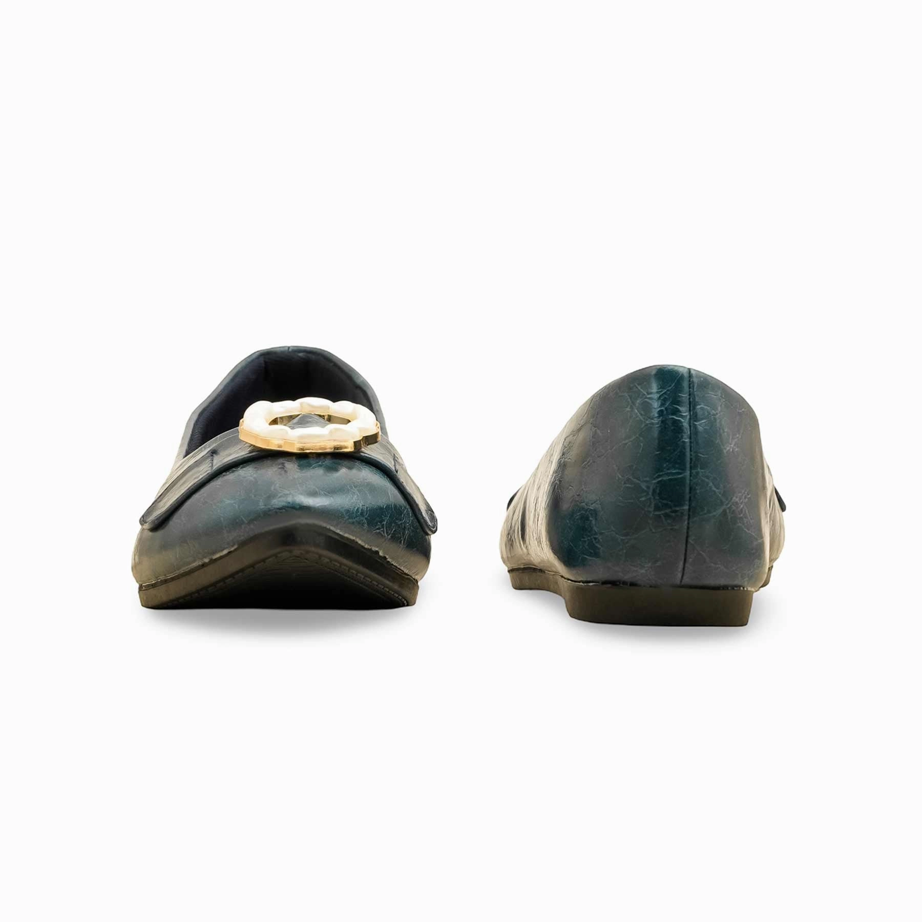 Blue Pumps For Ladies WN1359 Toe Square Flat Office Shoes