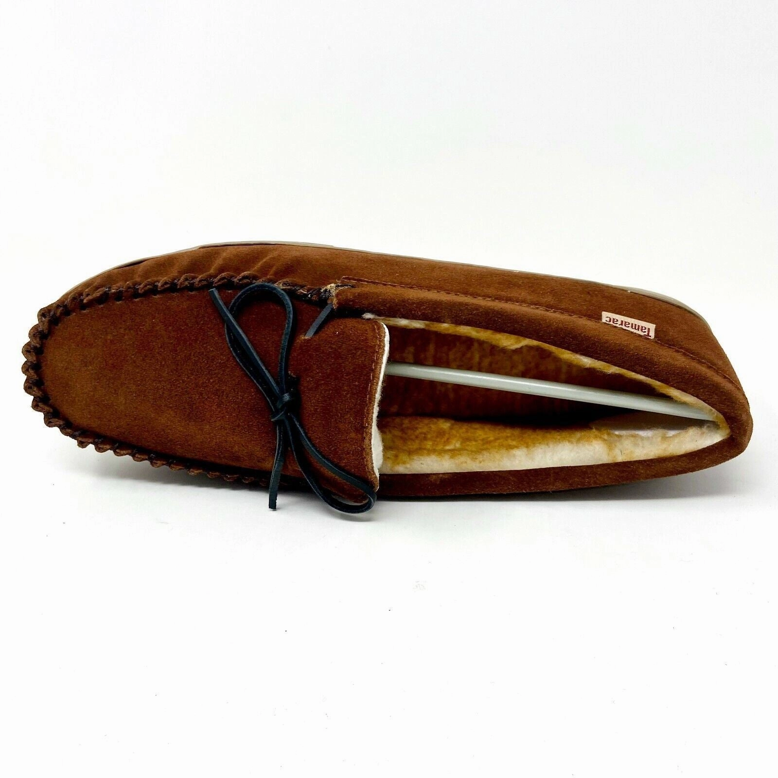 Tamarac Mens Camper Allspice Cowhide Moccasin Slip On Slippers Slippers Original