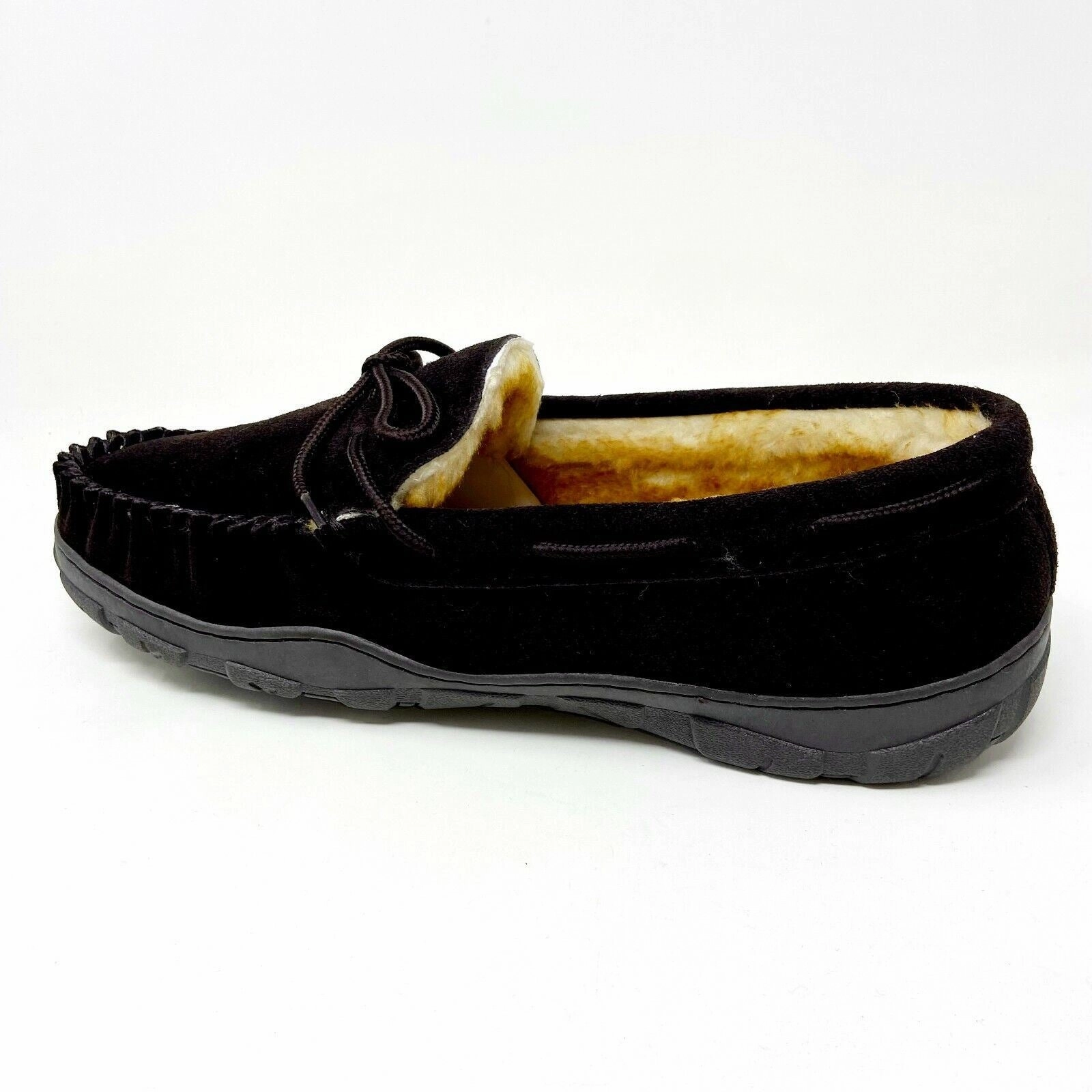 Tamarac Mens Utah Rootbeer Cowhide Comfort Slip On Comfort Slippers Russian Slippers