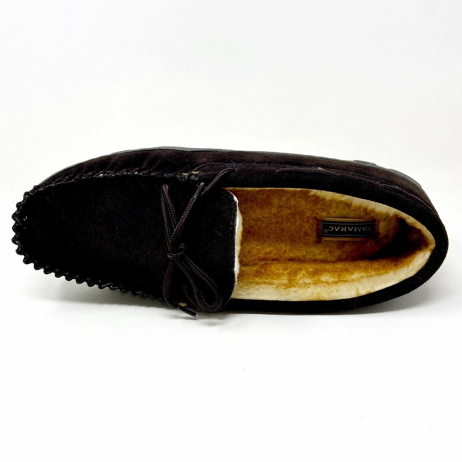 Tamarac Mens Utah Rootbeer Cowhide Comfort Slip On Comfort Slippers Rainbow Unicorn Slippers