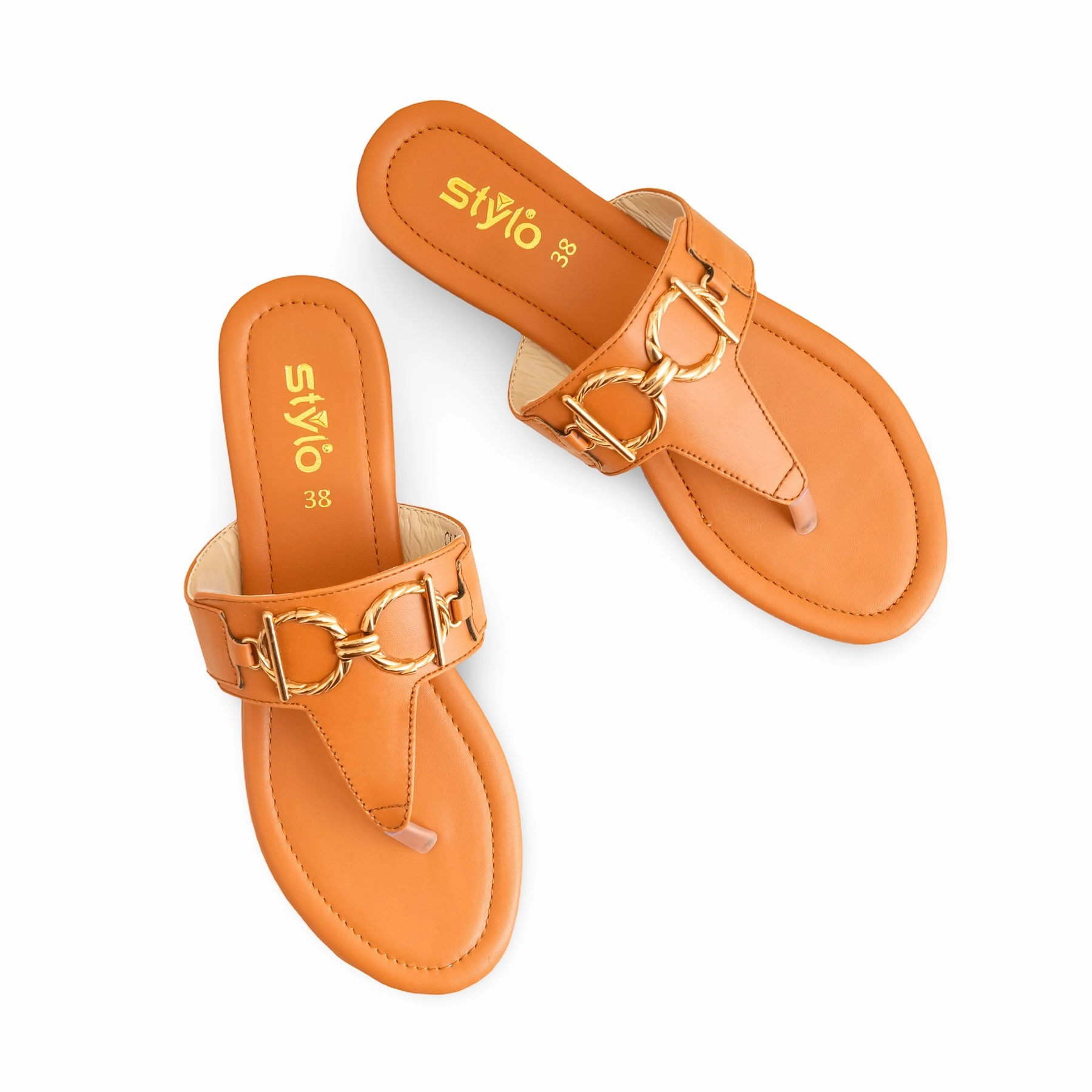 Tan Casual Chappal CL2046 Milanos Casual Shoes