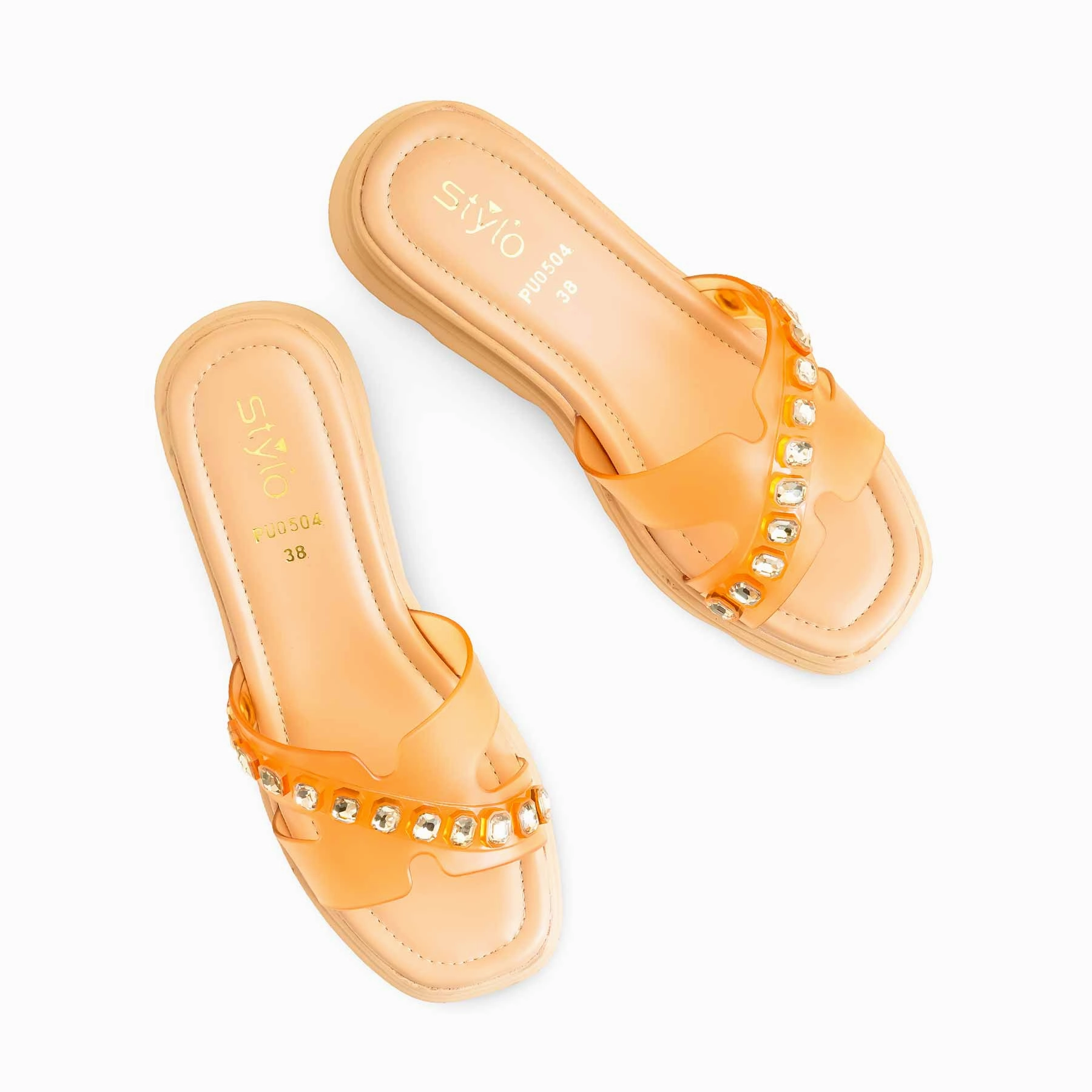 Dog Face Slippers Tan Formal Slipper PU0504