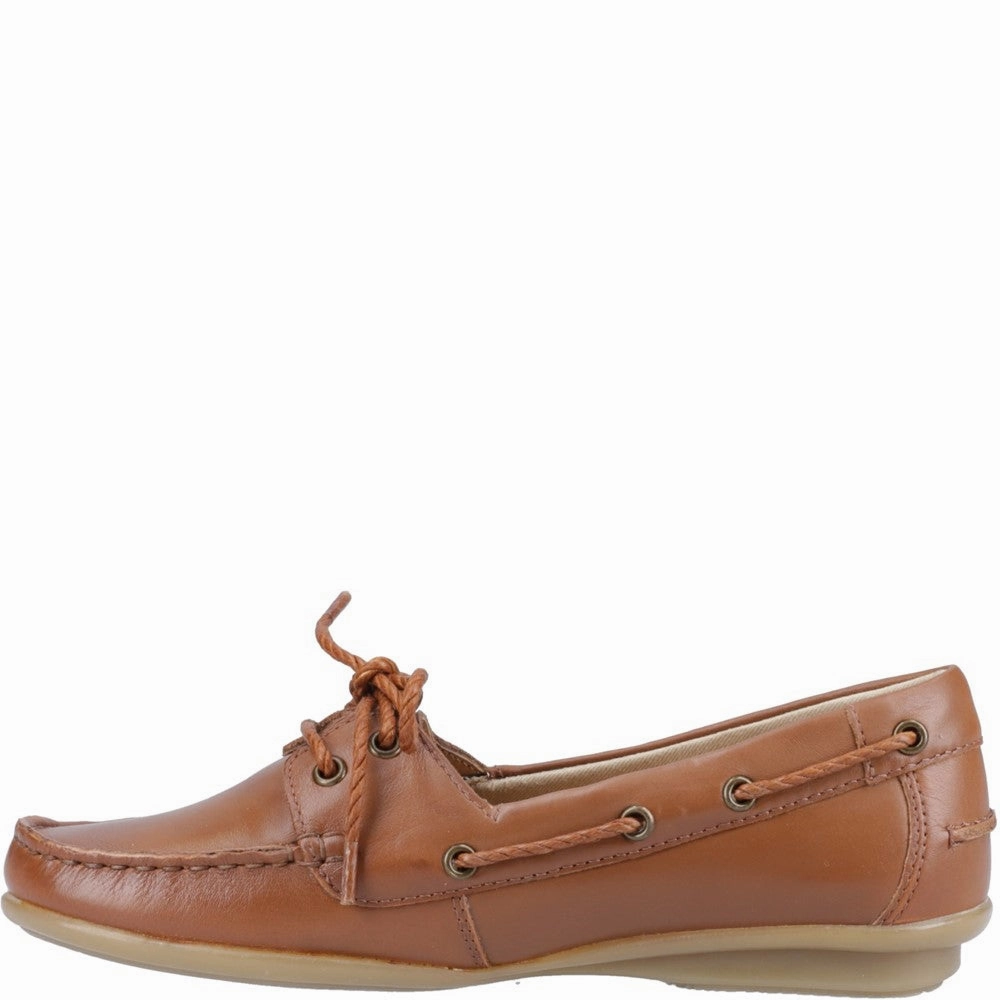Tan Irene Boat Shoes Flat Shoes Older