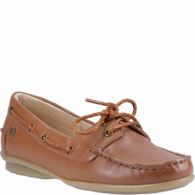 The Row Flat Shoes Tan Irene Boat Shoes