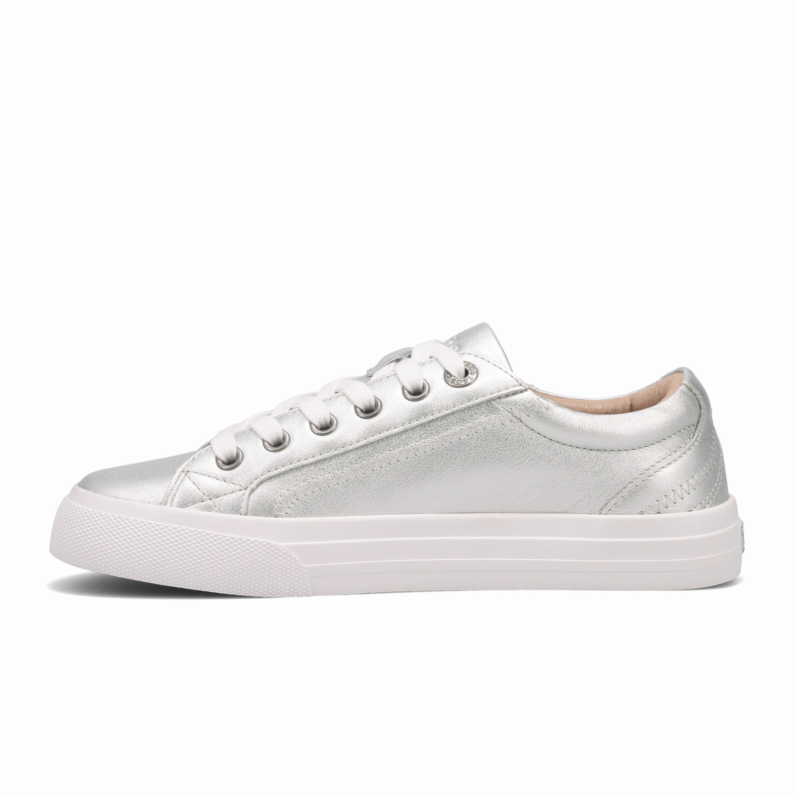 Taos Plim Soul Lux Sneaker (Women) - Silver Elon Leather Smart Series Dress Casual Oxford Shoe