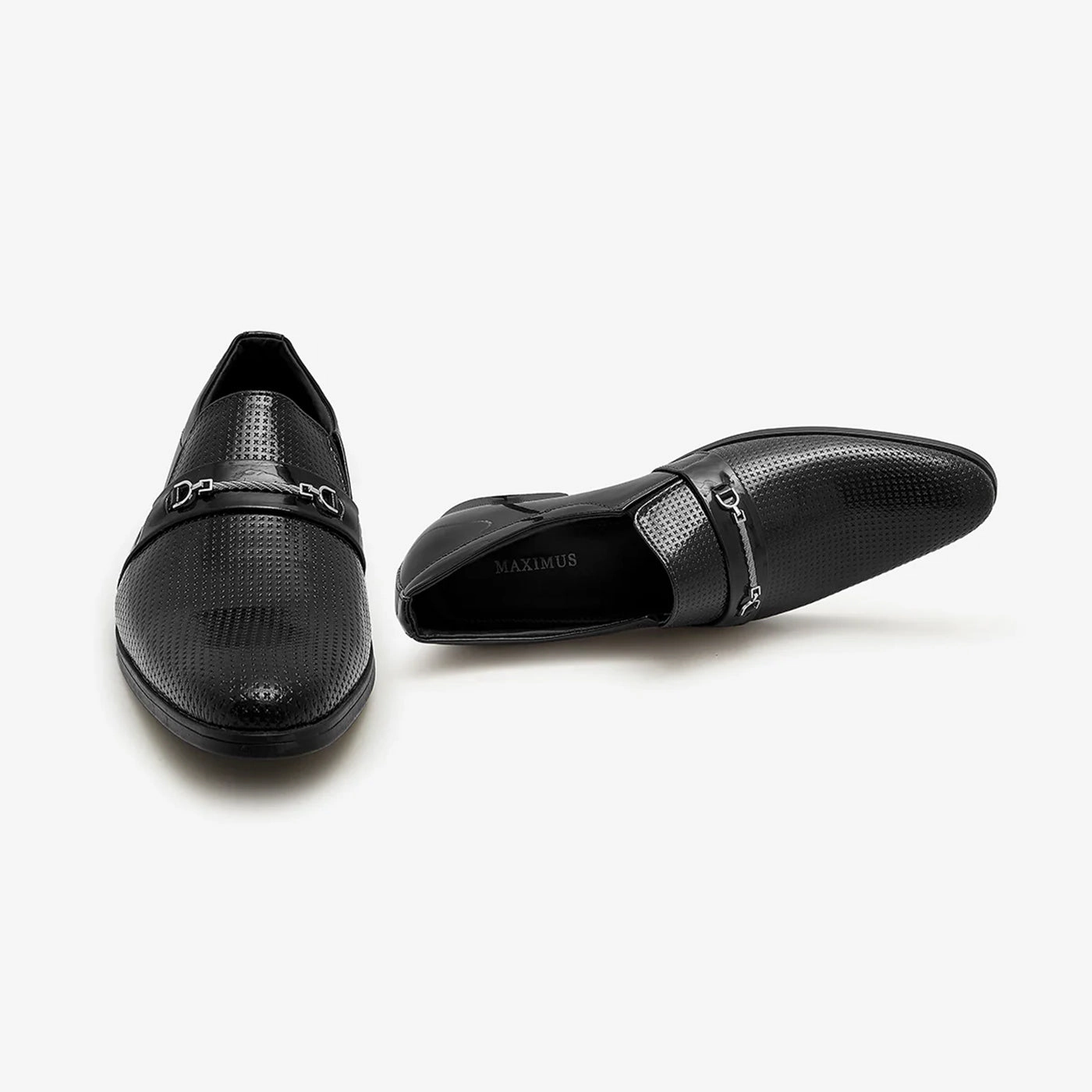 Penny Loafers Wide Width Textured Formals for Men