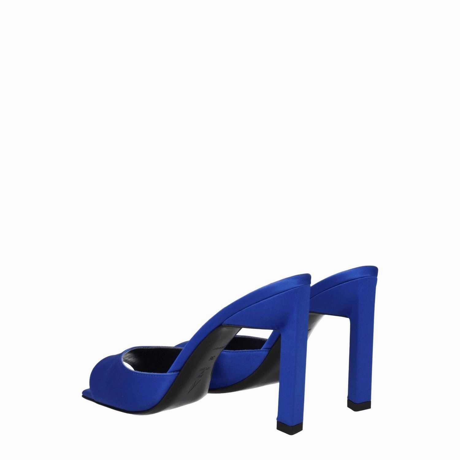 Sandals Whitehouse Reviews The Attico Blue Satin Stiletto Heel Sandals