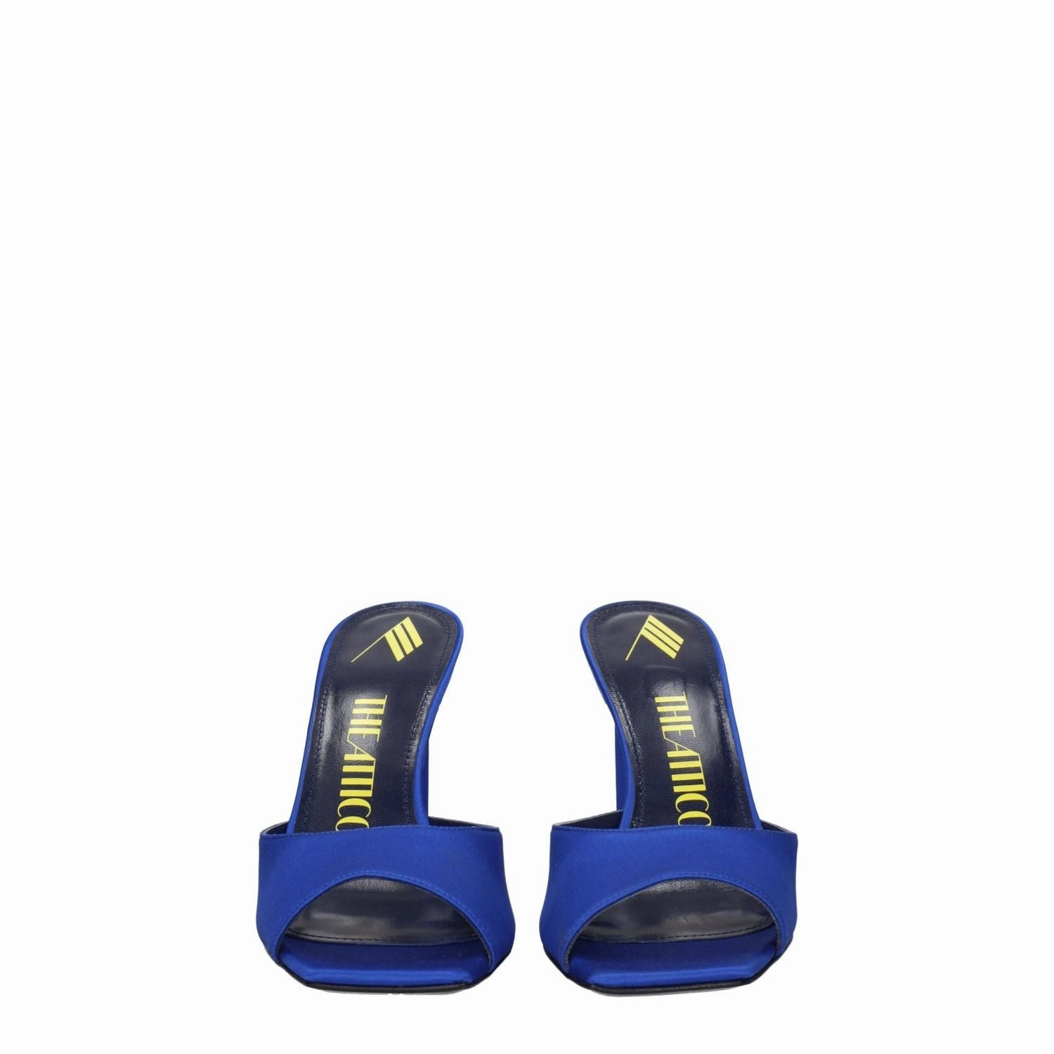 The Attico Blue Satin Stiletto Heel Sandals Sandals Church Redlands