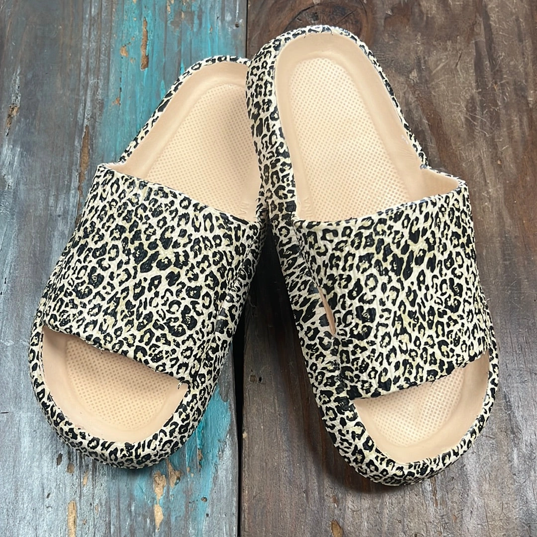 Running Flats Shoes The Leopard Cloud Sandal Shoes