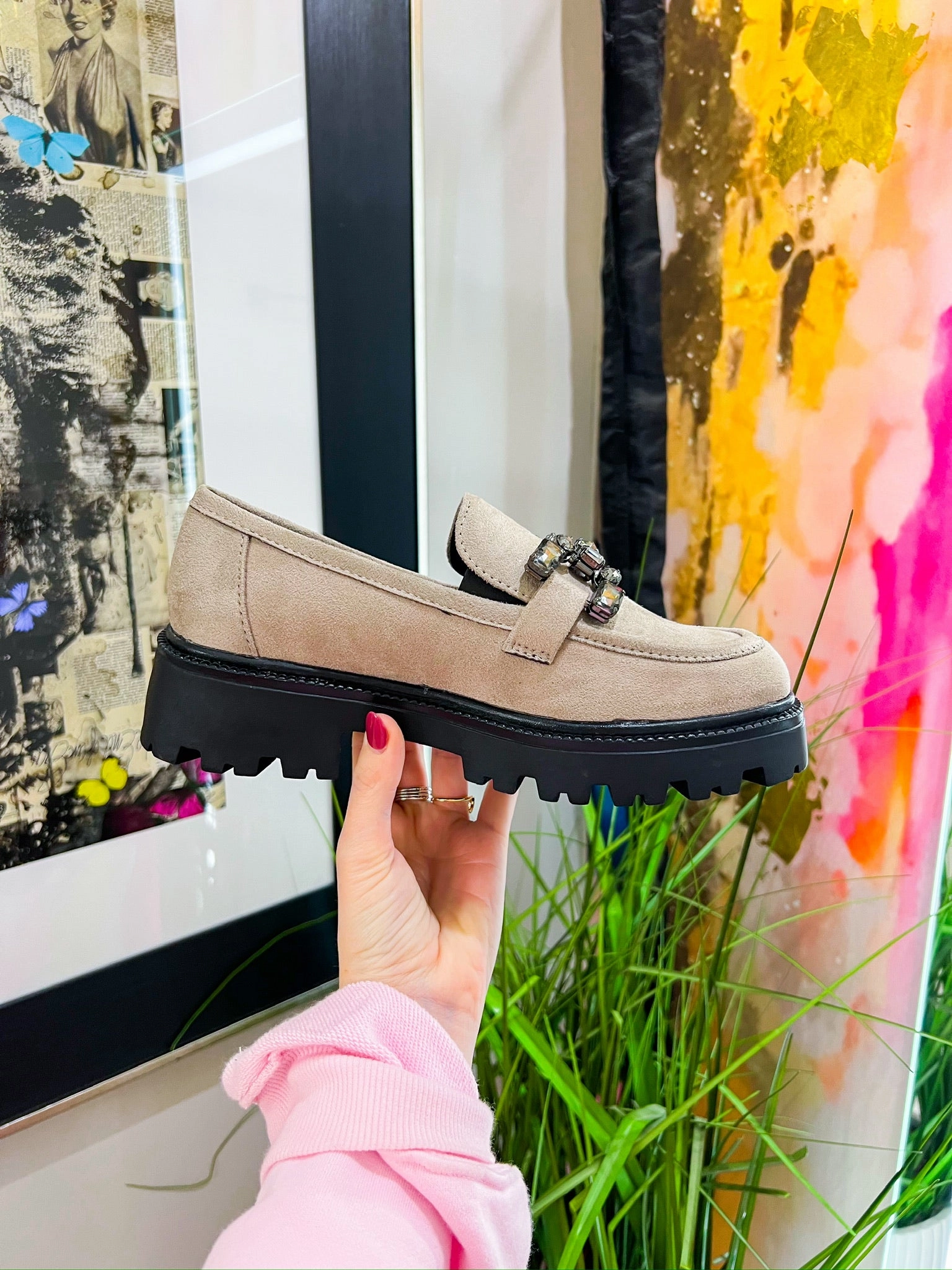 Pump Loafers Tilda Loafer - Taupe - NO BOX