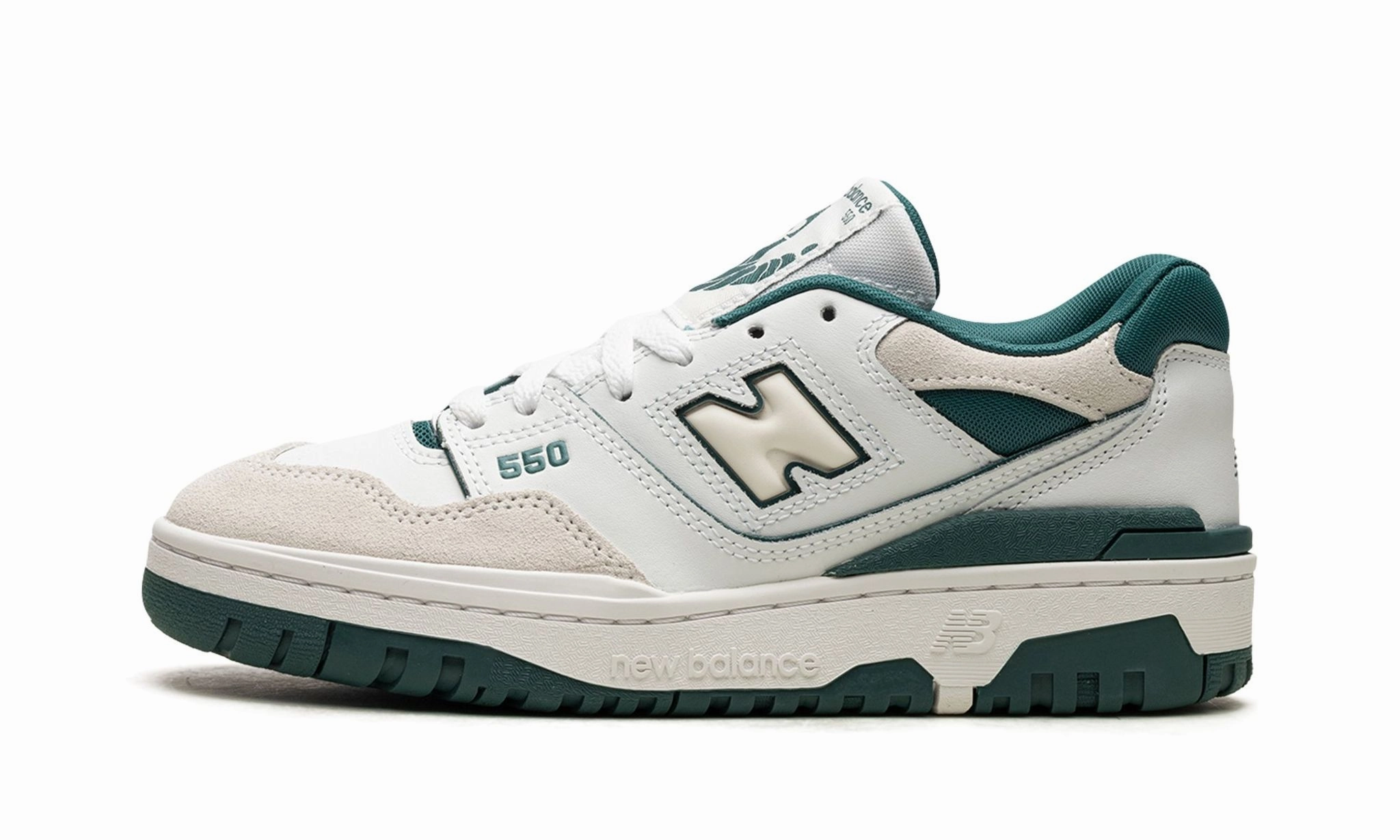 550 Big Kid 'White Vintage Teal' Reba Sneakers