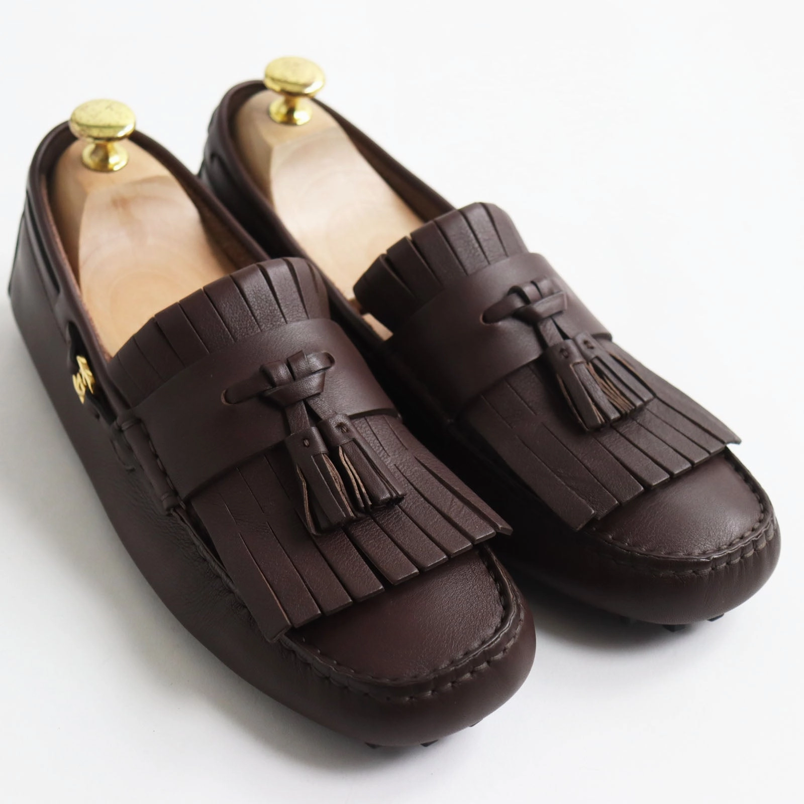 Gucci Leather Loafers 7.5 Interlocking G Suede Platform Loafers