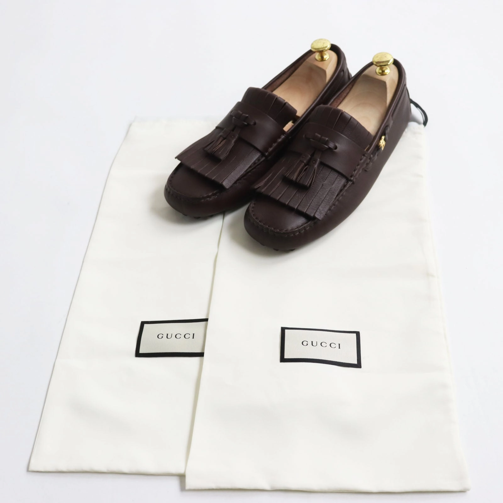 Gucci Leather Loafers 7.5 Interlocking G Loafers At Walmart