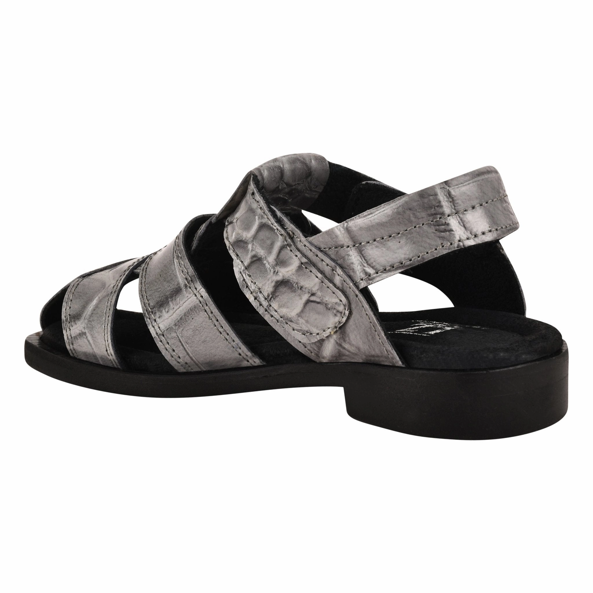 DYTAN Kids Genuine Leather Fisherman Crocodile Print Design Sandals Cat Sandals