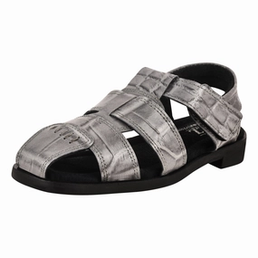 DYTAN Kids Genuine Leather Fisherman Crocodile Print Design Sandals At Maurices