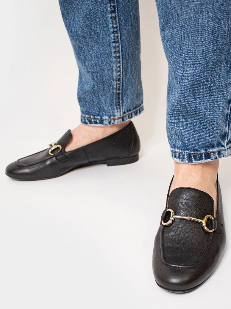 Otto black White Prada Loafers
