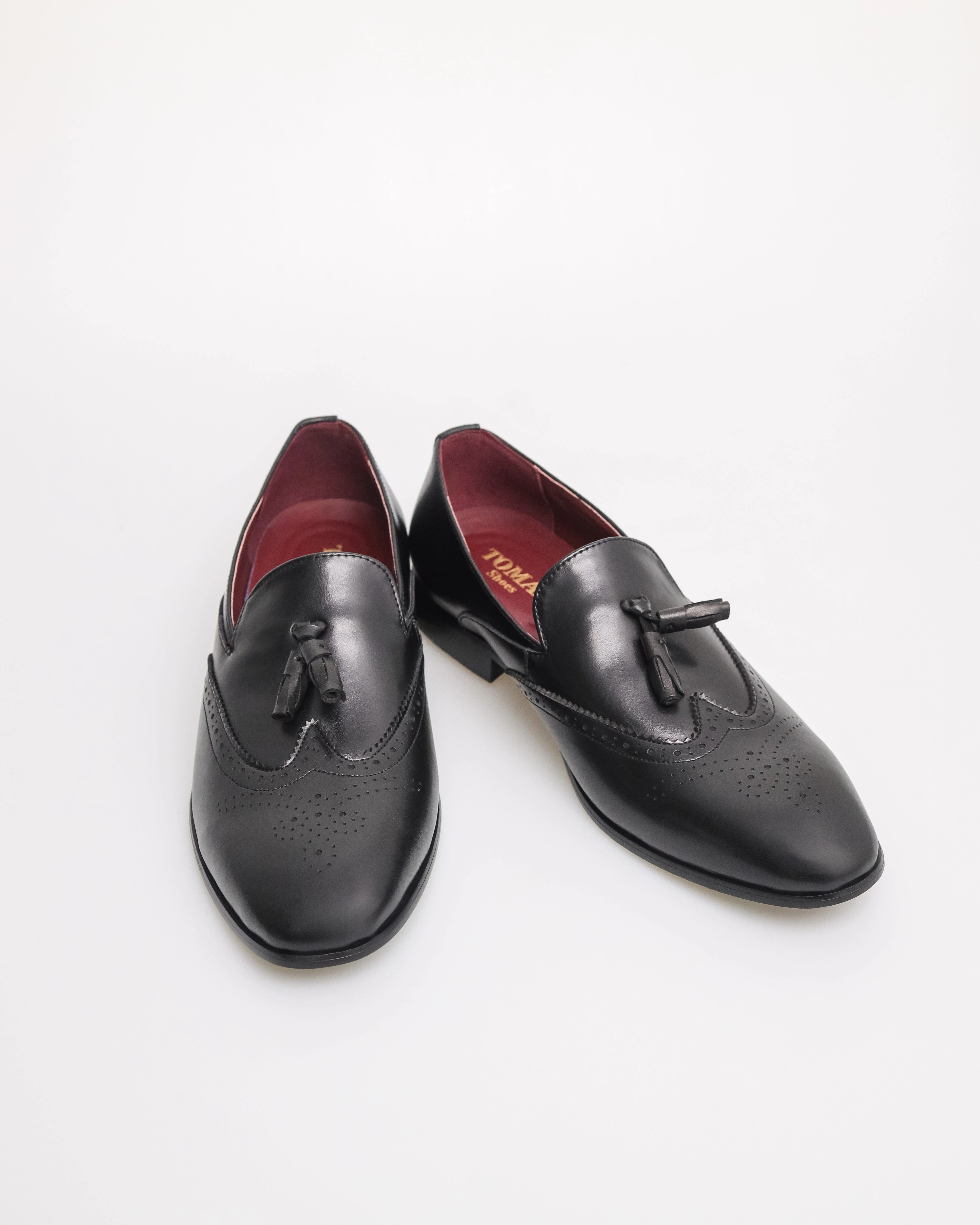 Casual Loafers Shoes Tomaz HF100 Men's Wingtip Tassel Loafer