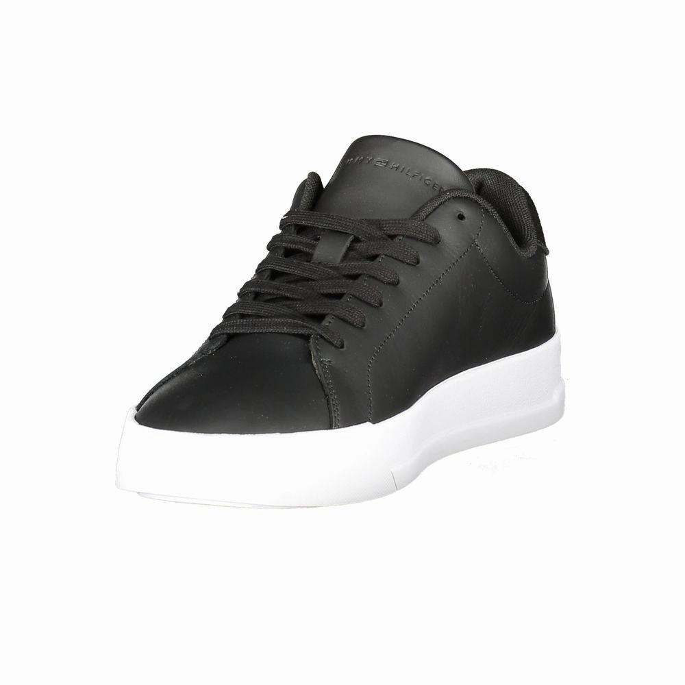 How To Dry Sneakers Tommy Hilfiger Black Leather Men Sneaker