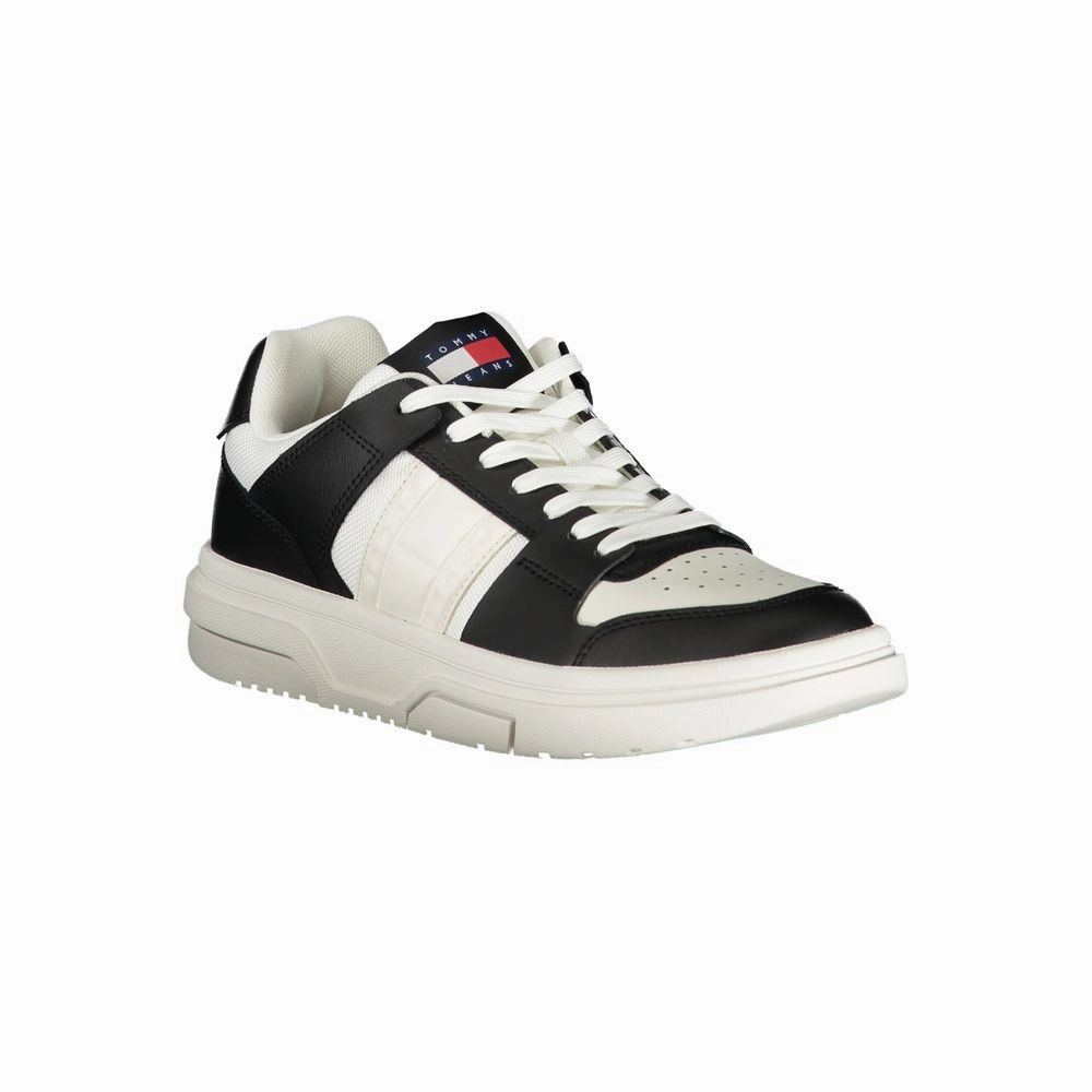 Tommy Hilfiger Black Leather Women Sneaker Verbenas Sneakers