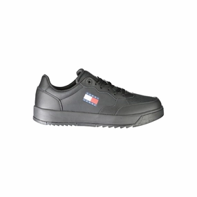 Sequin Sneakers Tommy Hilfiger Black Polyethylene Men Sneaker