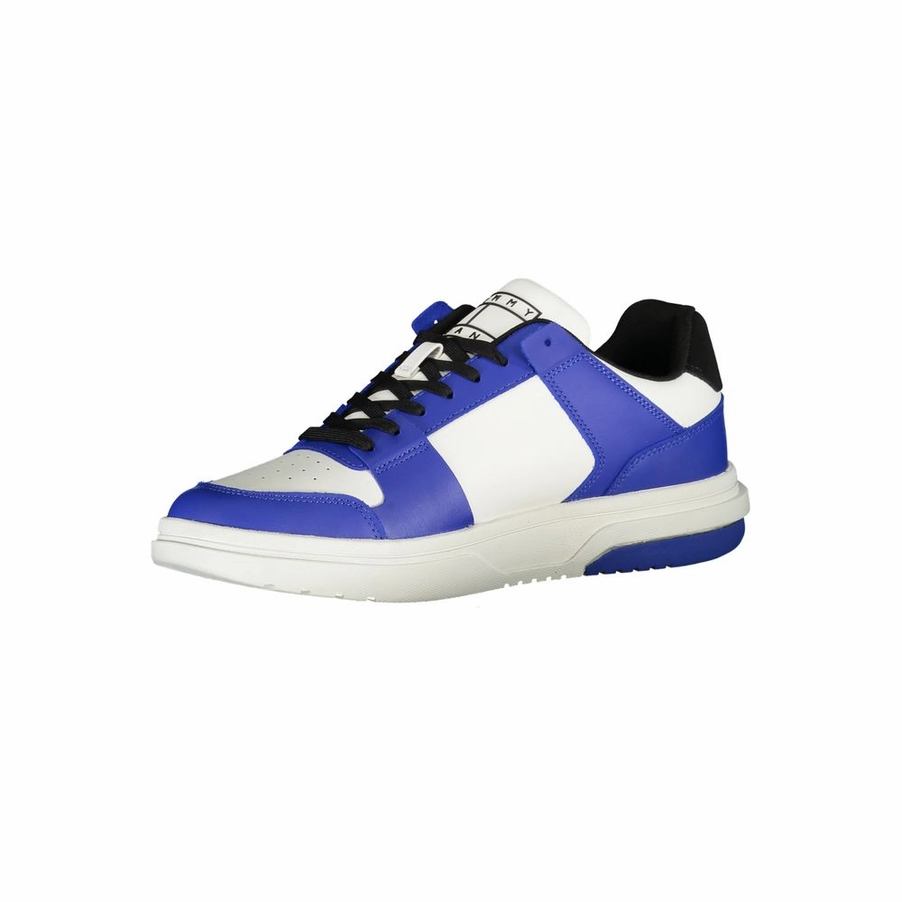 Tommy Hilfiger Blue Polyethylene Men Sneaker Wolverine Steel Toe Sneakers