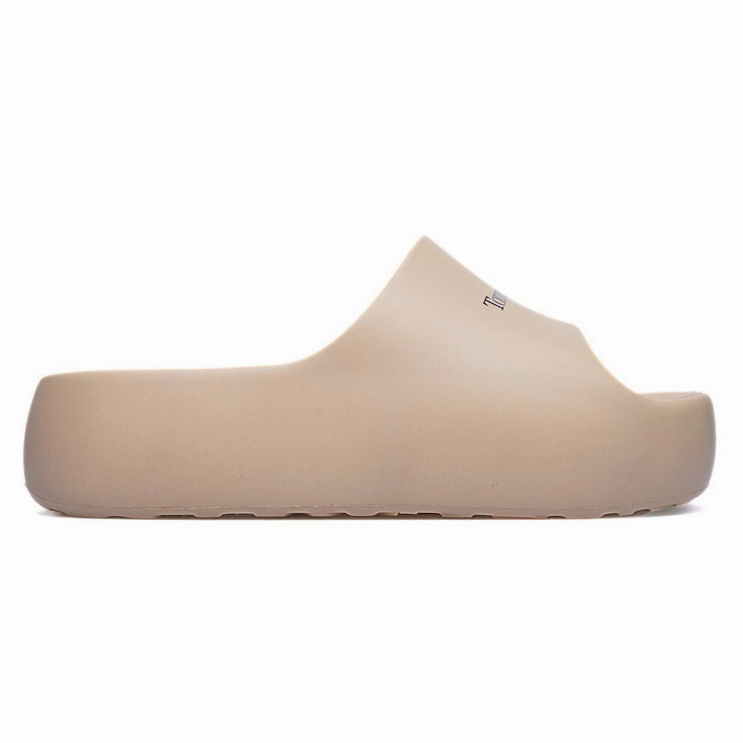 Scandinavian Slippers Tommy Hilfiger Chunky Flatform Pool Slides - BEG