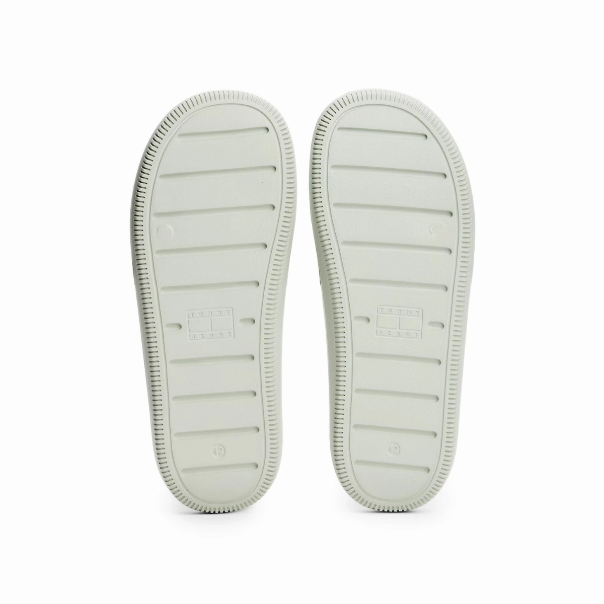 Tommy Hilfiger Cutout Embossed Pool Slides - MNT Drawing Ballet Slippers