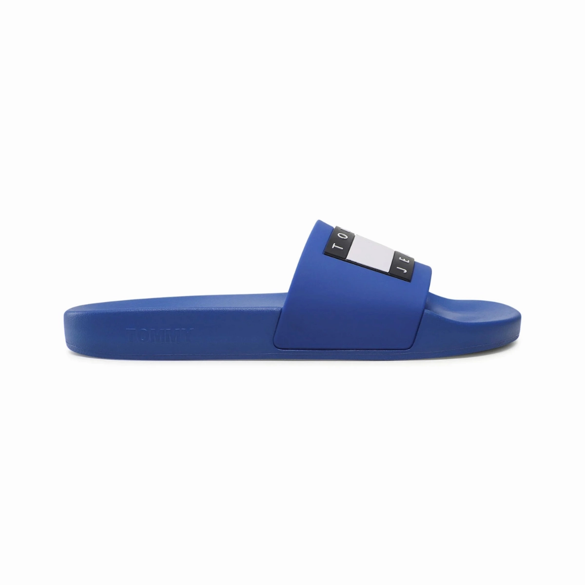 Tommy Hilfiger Essential Flag Badge Pool Slides - BLU Yeezy Slides