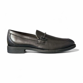 Tommy Hilfiger Jacobsen Moc Toe Loafers Men - BLK Loafers Arch Support