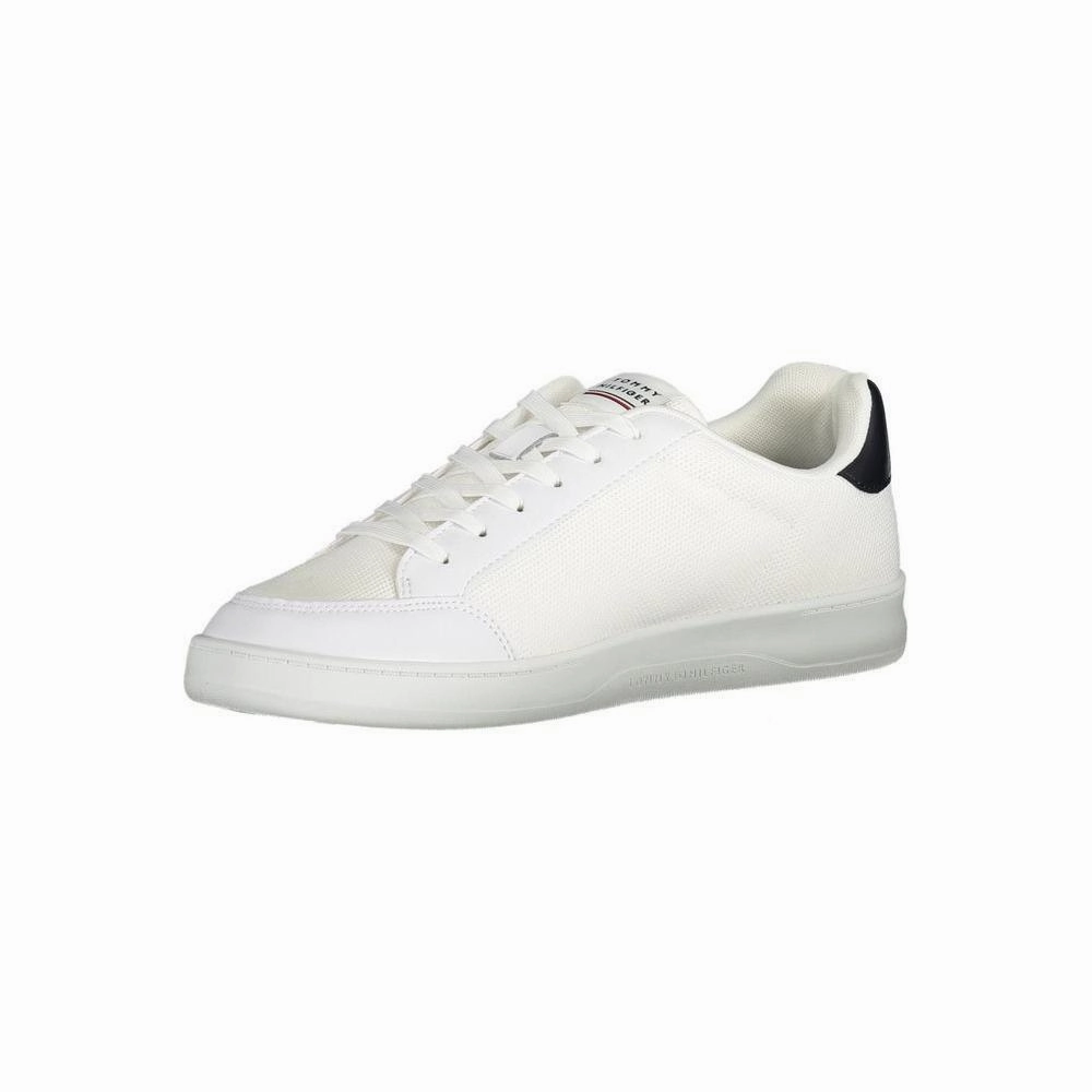 Sneakers That Make You Run Faster Tommy Hilfiger White Polyester Sneaker