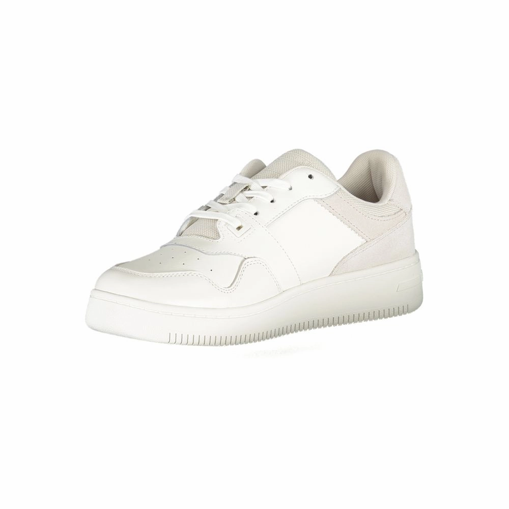 Tommy Hilfiger White Polyester Sneaker Sneakers With High Arch Support