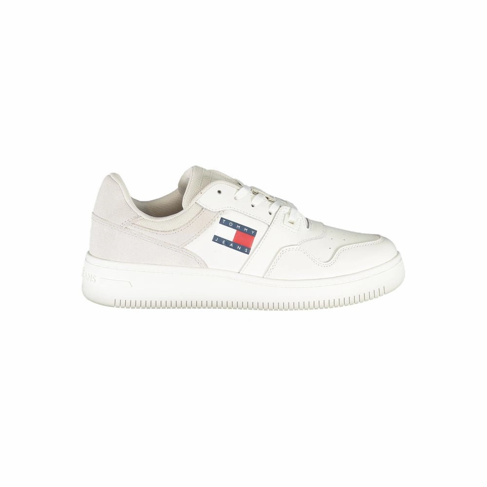 Turquoise Sneakers Tommy Hilfiger White Polyester Sneaker