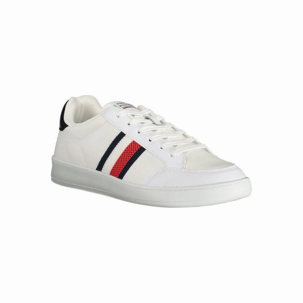 Tommy Hilfiger White Polyester Sneaker White Lacoste Sneakers