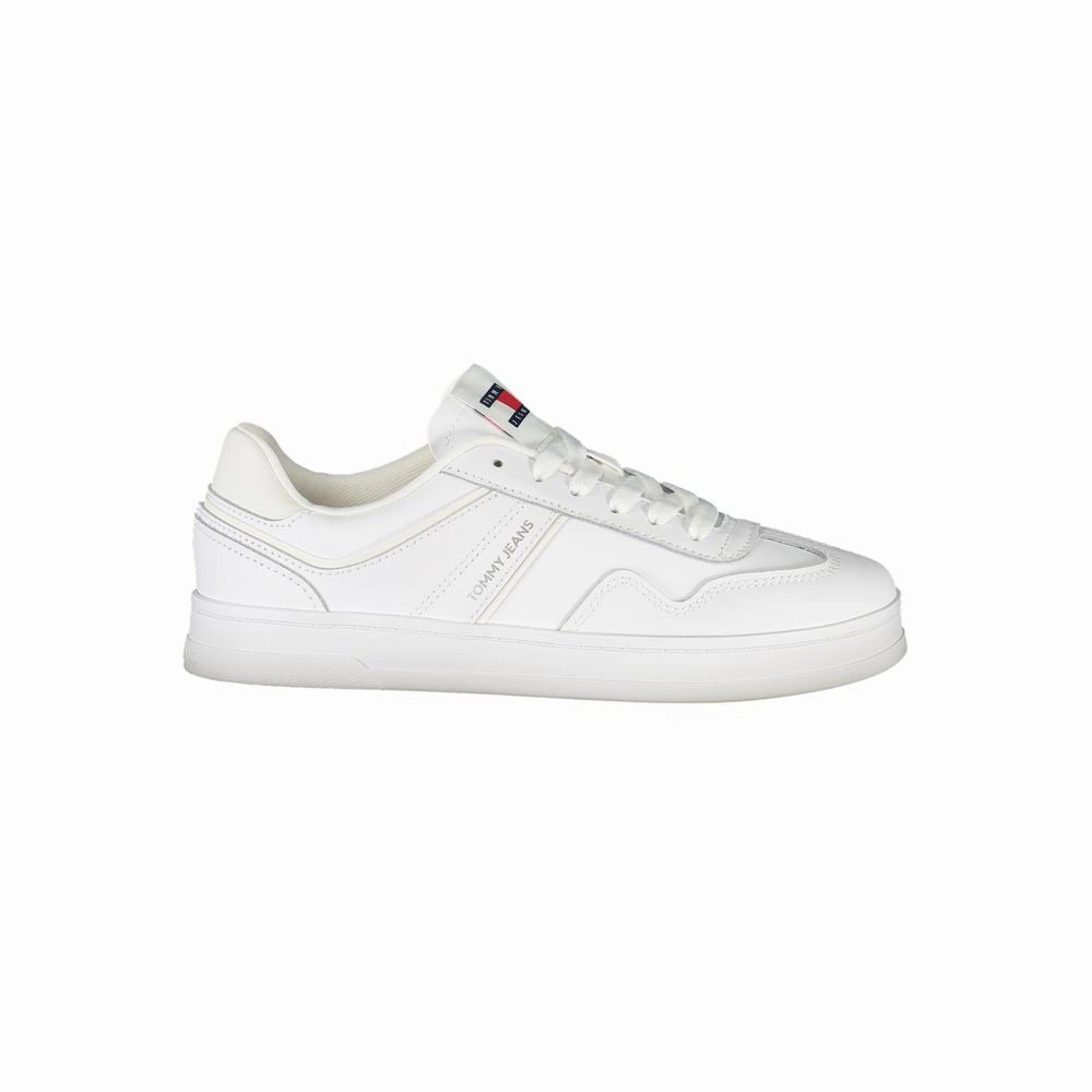 Tommy Hilfiger White Polyethylene Women Sneaker Size 1 Sneakers