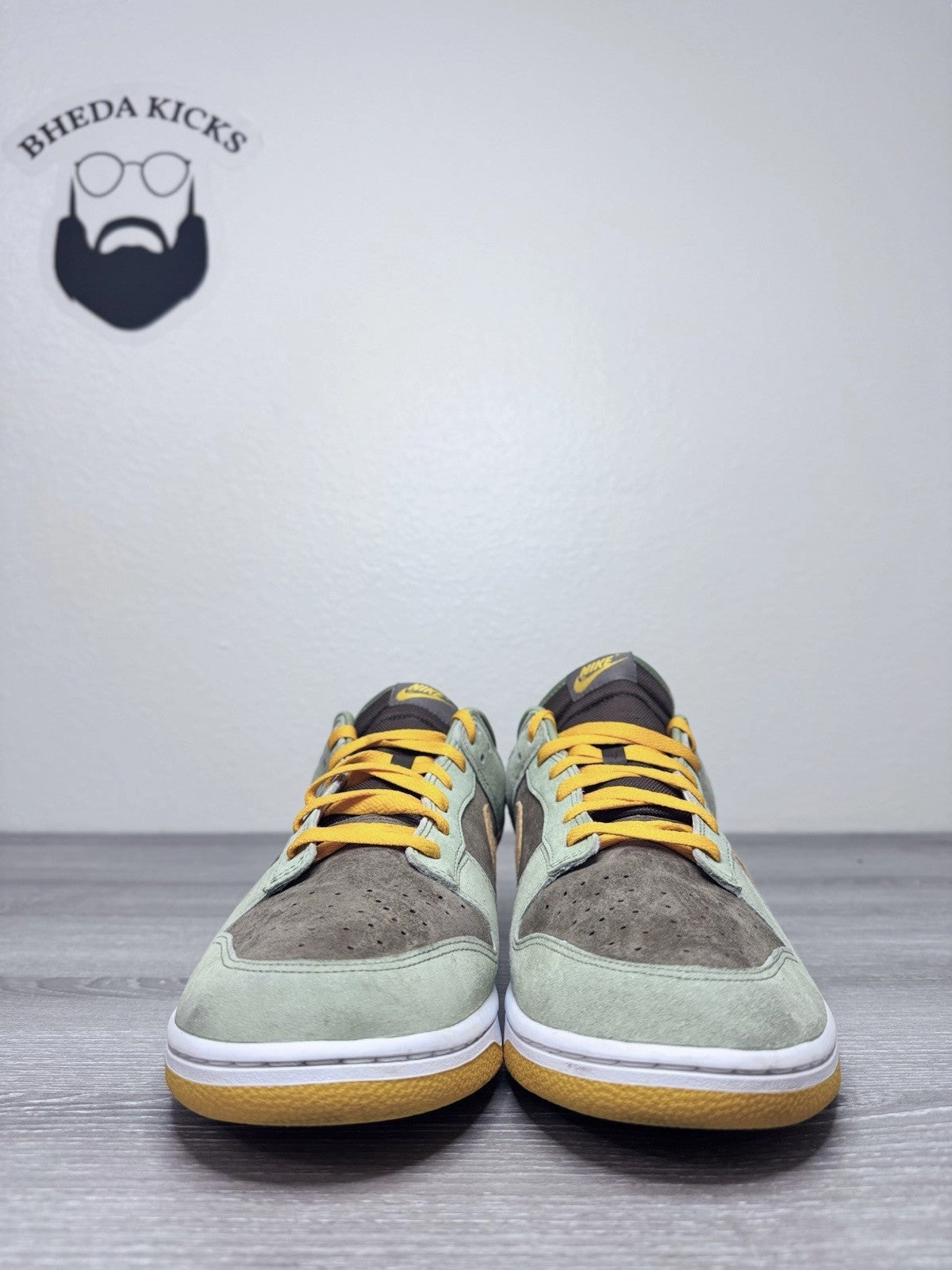 Asics Bandit Shoes Size 14 - Nike Dunk Low Dusty Olive (DH5360-300) Preowned Authentic