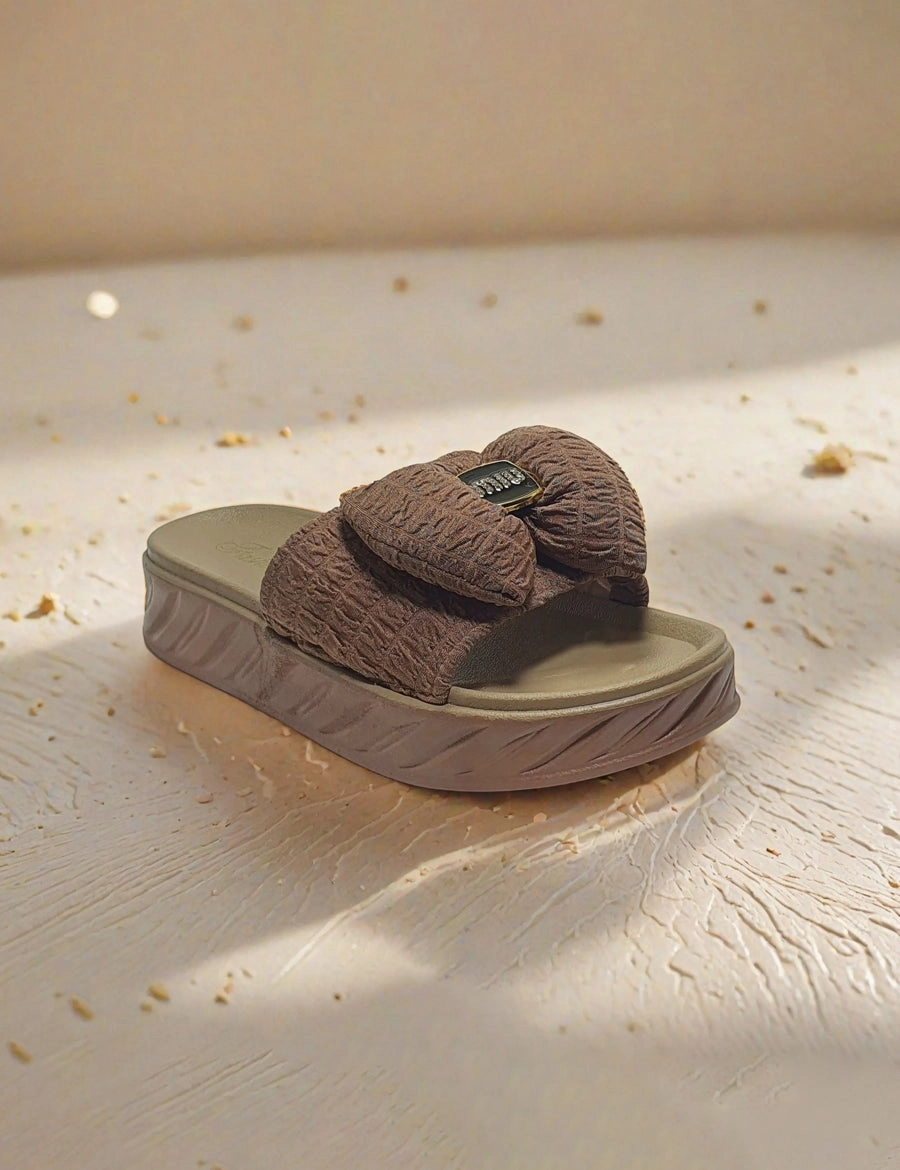 Brown Soft Washable Slipper Joomra Pillow Slippers