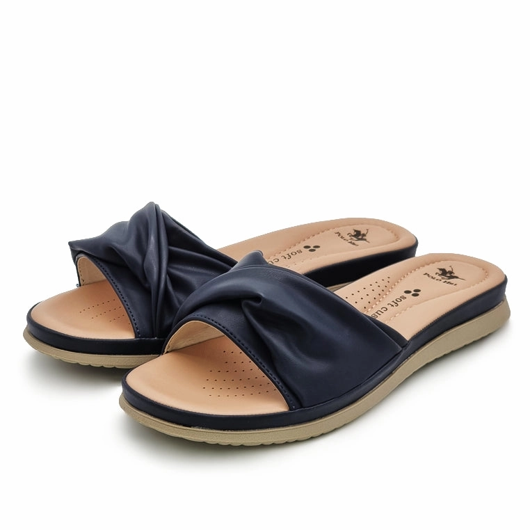 Tahari Shoes Flats Twisted Vamp Flat Sandals