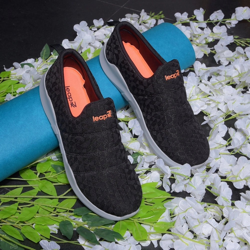 Jordan Jumpman Two Trey Casual Shoes Leap7x Black Non Lacing Casual Shoes For Women AVILA-96 By Liberty