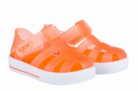 Nautica Sandals Igor S10171 Girl's and Boy's Star Sandal - Naranja