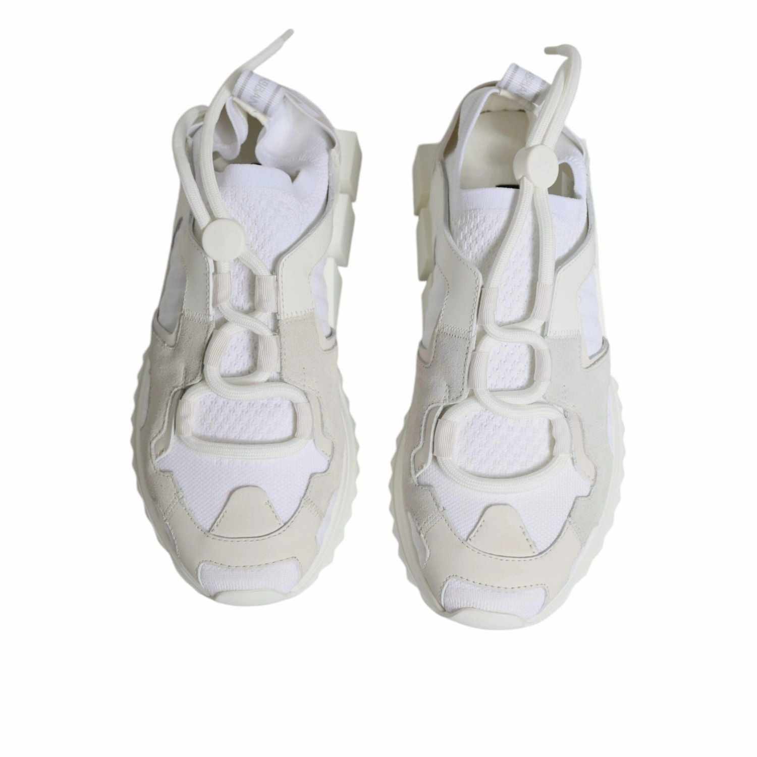 Sneakers With Dress Pants Dolce & Gabbana White Mesh Sorrento Trekking Sneakers Shoes