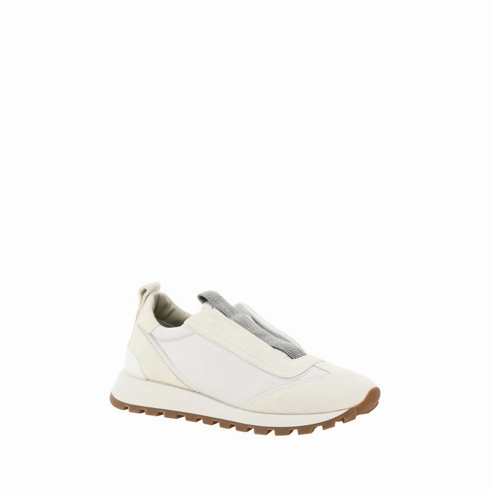 Zara Chunky Sneakers Brunello Cucinelli White Rubber Low Top Sneakers