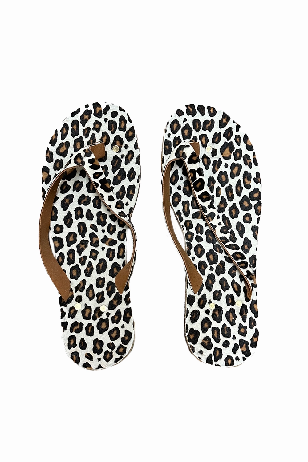 Size 13 Flip Flops Snow Leopard Flip Flops