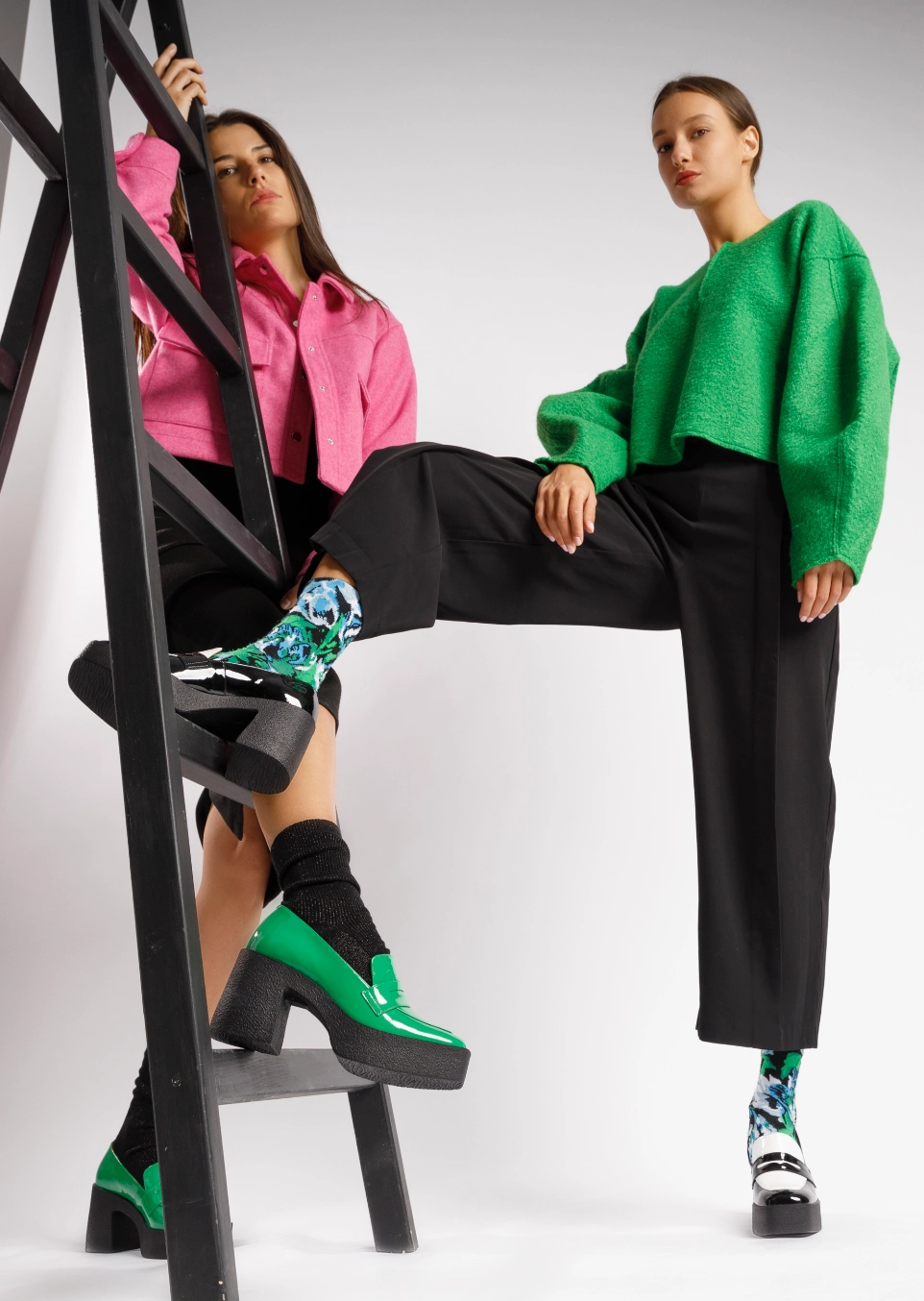 Yoko Forest Green Patent Leather Chunky Loafers Most Comfortable Loafers