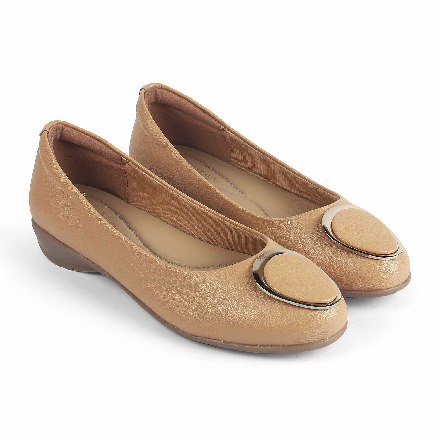 Older Casual Shoes Tresmode Jelo Camel Women's Casual Ballerinas