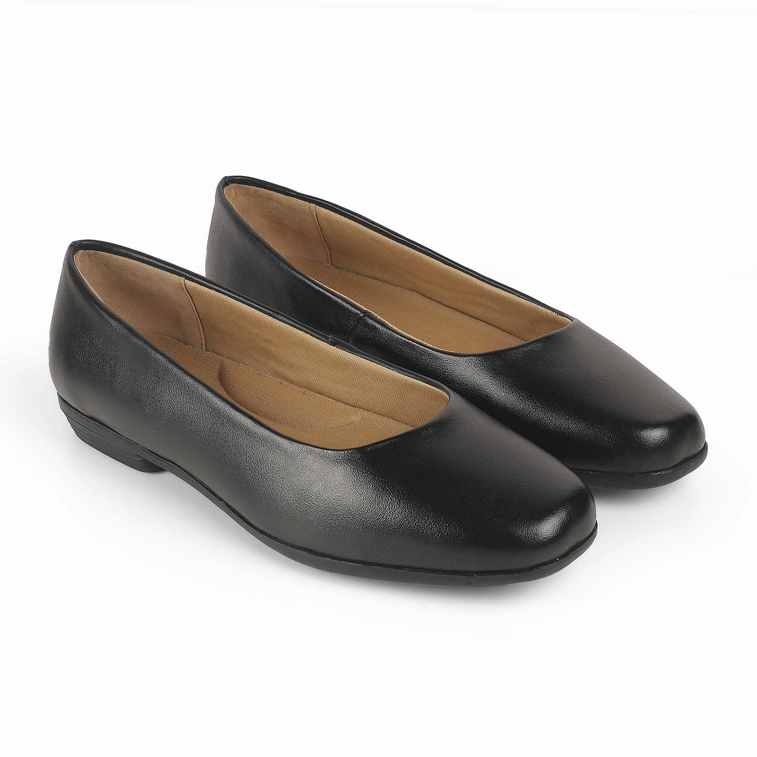 Tresmode Joan Black Women's Casual Ballerinas Numeric Size 10.5 Slip On Width Wide Casual Shoes