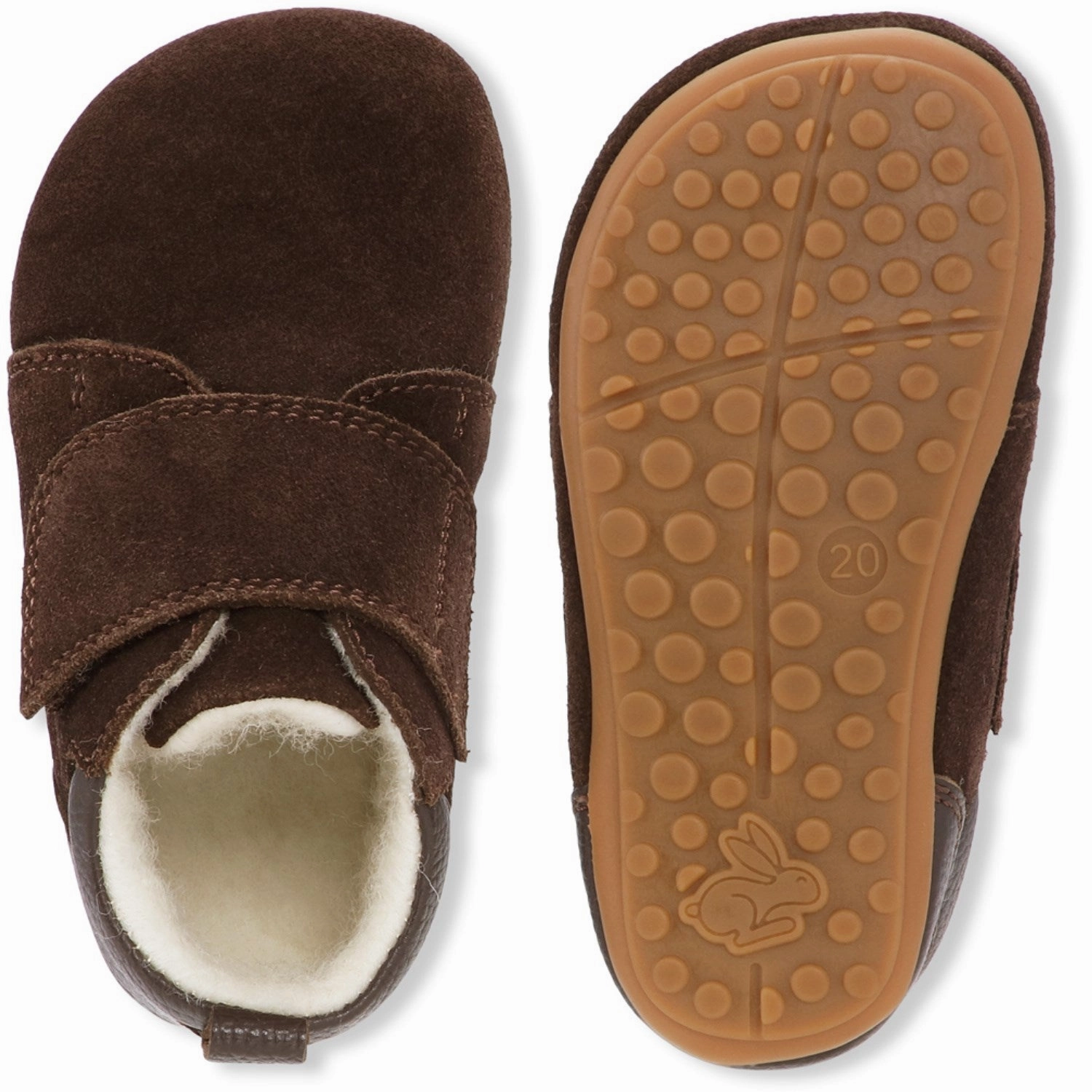 Bundgaard Dark Brown Teddy Slippers Succulent