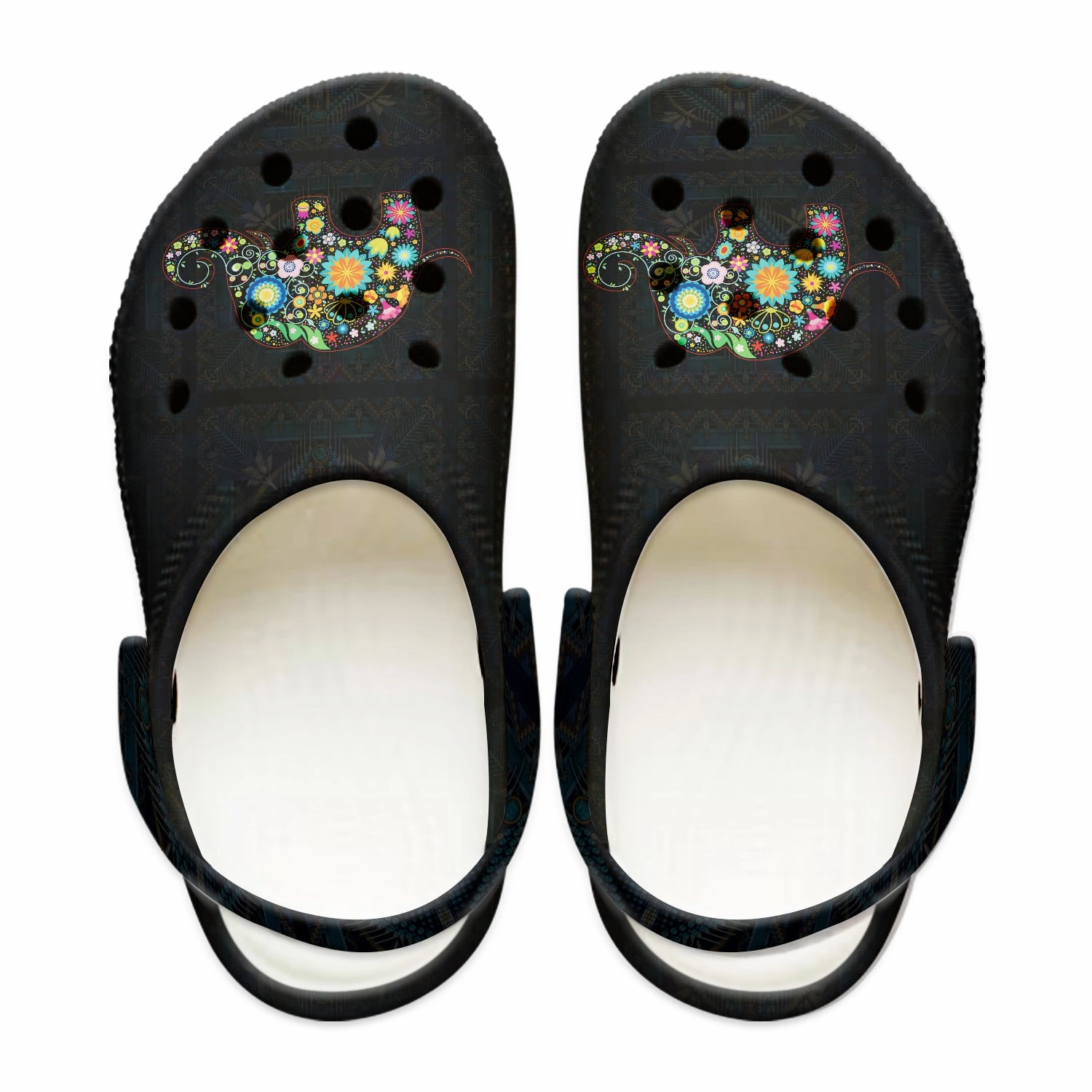 Native Pattern Clog Shoes For Adult and Kid 89195 New Sandals Jamaica Vacation